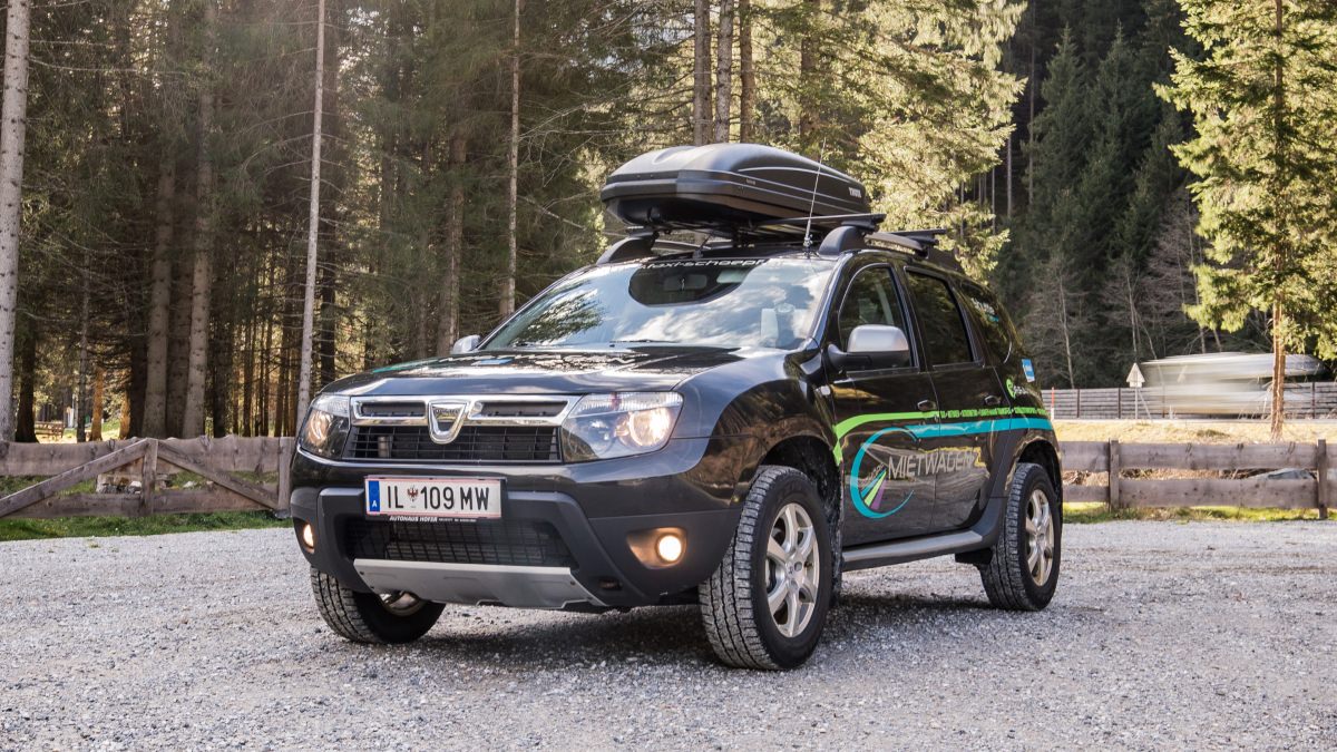 Dacia Duster für 4 Fahrgäste Dacia Duster